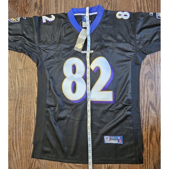Torrey Smith #82 Baltimore Ravens Reebok On Field Jersey Black Sz XL 16-18  NWT - Picture 8 of 15